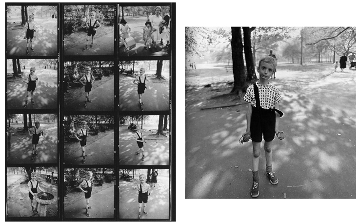 Diane Arbus, Child with toy hand grenade in Central Park, New York City, 